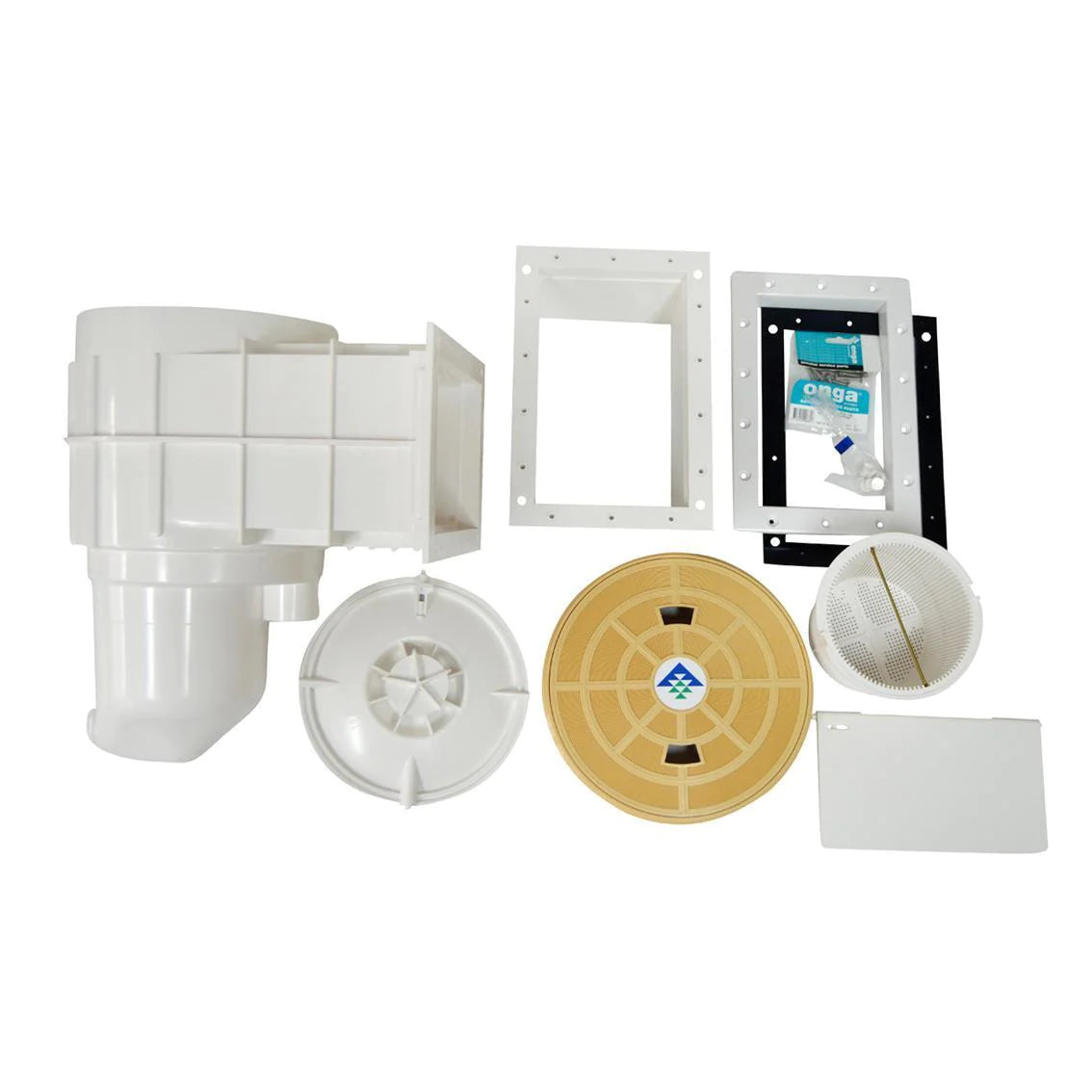 Pentair Quiptron Skimmer Box c/w Ext throat & Escutcheon Kit Pentair Quiptron Skimmer Box c/w Ext throat & Escutcheon Kit